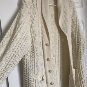 Creme Knitted cardigan